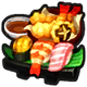 Image de Sushis et tempuras